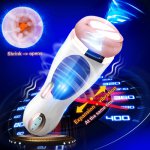 Electric Piston Male Masturbator Voice Interaction Automatic Telescopic Masturbation Cup Vibrator Sex Machine Sex Toys for Man