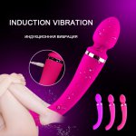 Intelligent Induction Vibrator for Woman Dildo Vibrators USB Rechargeable Magic Wand Vibrator Sex Toys for Women Masturbation