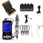 Electric Metal Beads Butt Plug Massage Toys Vagina Anal Plug Stimulation Sex Toys Woman Electro Shock Medical Themed Toys