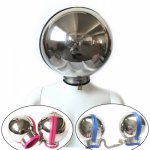 Newest Stainless Steel Constraint Kit Handcuffs Slave Helmet SM Toys Handcuffs Ball Helmet Adults Games Couples Toy G7-6-99