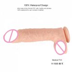 24cm*5cm PVC Small Big Dildo For Women Realistic Excellent Penis Thick Dick Lntimate Toys Suction Cup Phallus