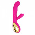 dildo vibrator G-spot Vibration USB Charging  Massager 10-frequency Silicone Erotic  O70329 DROP SHIP