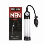 Pressure Gauge Vacuum Penis Pump Penis Enlarge Enlarging Training Device Sex Products Adult Toys For Men Penis Extender Penis Up