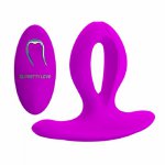 Pretty love silicone 12 function double motor vibration remote control Strap On dildo penis anal plug lesbian female Sex Toy