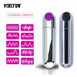 Waterproof 10 Speeds Vibration Clitoral Stimulation Adult Sex Toys For Women Powerful Mini Bullet Shape Vibrator For Beginners