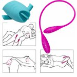 Silicone Double-end Vaginal Anal Nipple Dildo Vibrator Sex Toys For Women Clitorial Stimulation Female Masturbator USB Charging