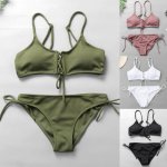 Hirigin Bikinis 2019 Mujer New Women Swimsuit Biquinis Push Up Padded Bra Swimwear Sexy Bandage Bathing Suit Women Beachwear Hot