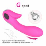 G Spot Dildo Rabbit Vibrator for Women Dual Vibration Silicone Waterproof Female Vagina Clitoris Massager Sex Toys For Women