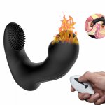 Smart Heating Prostate Massager Anal Plug Dilator Dildo Vibrator Wireless Remote Anal Vibrating Butt Plug Adult Sex Toys for Men