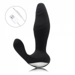 Multispeed Silicone Heating Anal Plug Vibrator G-spot Butt Stimulation Massage Sex Toys for Women Men