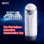 NANO Airbag Handsfree male masturbation cup 12 frequency vibrator usbcharging Sex Products suck&clip real pussy Sex Toys For Men