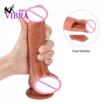 8.07 Inch Realistic Dildo Real Good Hand-free Masturbation Sex Toys Artificial Penis for Female