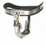 Black emperor SM interest stainless steel male CCB chastity lock, adult toys, penis ring, anal plug