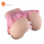 New Silicone Ass 3D Artificial Vagina Anal Double Channles Fake Tight Pussy Sex Toy for Men Male Masturbator Sex Doll Sent Fast