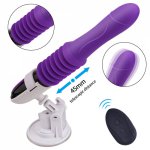 Powerful Wand Telescopic Dildo Vibrator For Women G Spot Massager Clitoris Stimulator Anal Plug Vagina Masturbator Toy For Adult