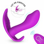 10 Frequency Waterproof Silent Remote Control Dildo Wear Vibrator To Stimulate Clitoris And Anus Sex Toy For Women Couple