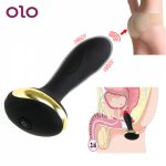 OLO 10 Mode Silicone Butt Plug Adult Products Sex toy for Men Anal Vibrator Prostate Massager Adult Toy