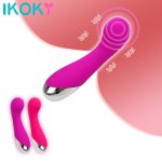 Ikoky, IKOKY Dildo Vibrator Sex Toys for Women Magic Wand AV Stick Female Masturbator G-spot Vagina Clitoris Massager 10 Speeds