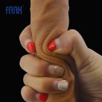 FAAK realistic dildo suction soft silicone fake penis skin touch dick pussy anal massage sex toys for women masturbator sex shop