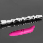 2 Pcs/Lot Vibrator And 115mm Urethral catheters for men penis plug sound Alternative stimulate masturbation man sex toys