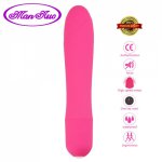 Man nuo Multi-speed Bullet Shape Waterproof Vibrator G-spot Massager Dildo Vibrators Adult Sex product Sex Toy for Women (Pink)