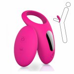 Penis Sleeve Vibrator Ring G-spot Clitoris Stimulator Vibrating Dildo Massager Remote Control Vibrator Car Ornament