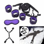 Handcuffs Bondage Erotic Under Bed Sex Bondage Restraint System Games for Adults Wrists & Ankle Cuffs Sexy Lingerie Set