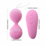 Female Silicone Ben Ball Jump Eggs Clitoral Stimulation Kegel Vaginal Tight Vibrator Vibrating Sex Toys for Women Rechargeable