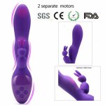 Badboy 12 Speed G-spot Body Massage Rabbit Vibrator USB Rechargeable Female Masturbation Dildo Vibrator Sex Toy for woman Female