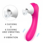 G Spot Vibrator Thrusting Dildo Stimulation Nipple Sucker Pussy Massage Vagina Orgasm Vibration Wand Erotic Sex Toys for Women