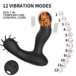 Remote Control Wireless Prostate Massage Vibrator for Men Anal Plug Vibrator Silicone Anus Stimulation Male Masturbator Sex Toys