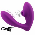 10 Frequency Portable Waterproof Sucking Vibrator Massager Stimulator Sex Product for Women