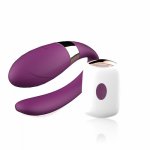 U Type 7 Speeds Double Vibrators For Women Wireless Double-head Vagina Orgasm Wearable Panty Erotic Sex Toys For Couples Adults