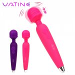 VATINE Strong Vibration AV Magic Wand Sex Toys for Women Vibrator Adult Sex Products Female Masturbation Clitoris Stimulator