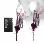 Electro shock nipple clamps clips breast BDSM Bondage Restraint Fetish penis lock electric medical Themed sex toy
