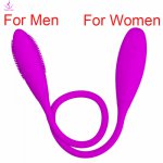 Sex Toys Lesbian Double Headed Vibrator Anal Plug Gay Clitoris Stimulator G spot Vagina Massager Penis Artificial Dildo Women