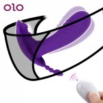 OLO Invisible Wear Panties Dildo Vibrator 10 Speed Vagina Clitoris Stimulator G Spot Massage Remote Control Sex Toys for Women