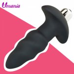 Adult 7 Speeds bullet Anal Vibrator Sex Toys for Men Anal Plug Erotic Silicone Anal Beads Butt Plug Vagina vibrator for Women