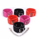 Manufacturers Direct Selling Bed Couples Toy Silica Gel Bondage Handcuffs Footcuff Flirting Supplies Valentine's Day Toy