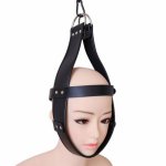 Head Bondage Restraints Hang Belt Leather Harness Adult Games Slave Bdsm Tools Fetish Sex Toys For Couples Sex Shop Products