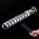 Adult Products Glass Dildo Large Dildo White Luxurious Body Massager Adult Glass Sex Toy Sex Products For Female