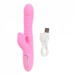 VATINE Heating Telescopic Rotating 7 Speed Tongue Licking Clitoral Stimulator Sex Toys For Women G Spot DildoVibrator
