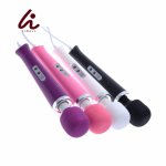 10 Speed Magic Wand Travel G-spot Stimulation Massager, Wired Style Personal Body Vibrator, Erotic toys Sex Toy for Women