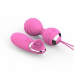 Vibrating Kegel Exercise Weight Balls Clitoris Sucking Wireless Remote Control Vibrator Eggs Sex Toy for Woman Vagina Tightening