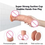 Big Huge Dildo Female Masturbation Giant Super Large Realistic Dildo Sucker Simulation False Horse Penis Sex Toy For Women