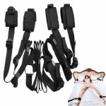 sex games for married couples BDSM Under Bed Restraints Belt Self Bondage Tied Strap sex toy Handcuffs Ankle Cuffs nylon belt