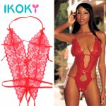 OLO Sexy Lingerie Sexy Costumes Erotic Lingerie G-string Lace Siamese Perspective Three-Point Underwear