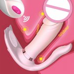 Wearable Butterfly Wireless Remote Control Dildo Vibrator Clitoris Stimulator 10 Speeds Sex Toys for Women Female Masturbator