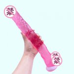 Super Long Big Realistic Dildo Strong Suction Cup Artificial Penis Anal Butt Plug Jelly Huge Dildo Strapon Sex Toys for Woman