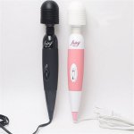 220V Powerful oral clit Vibrators for Women USB Charge AV Magic Wand Vibrator Massager Adult Sex Toys for Woman Masturbator